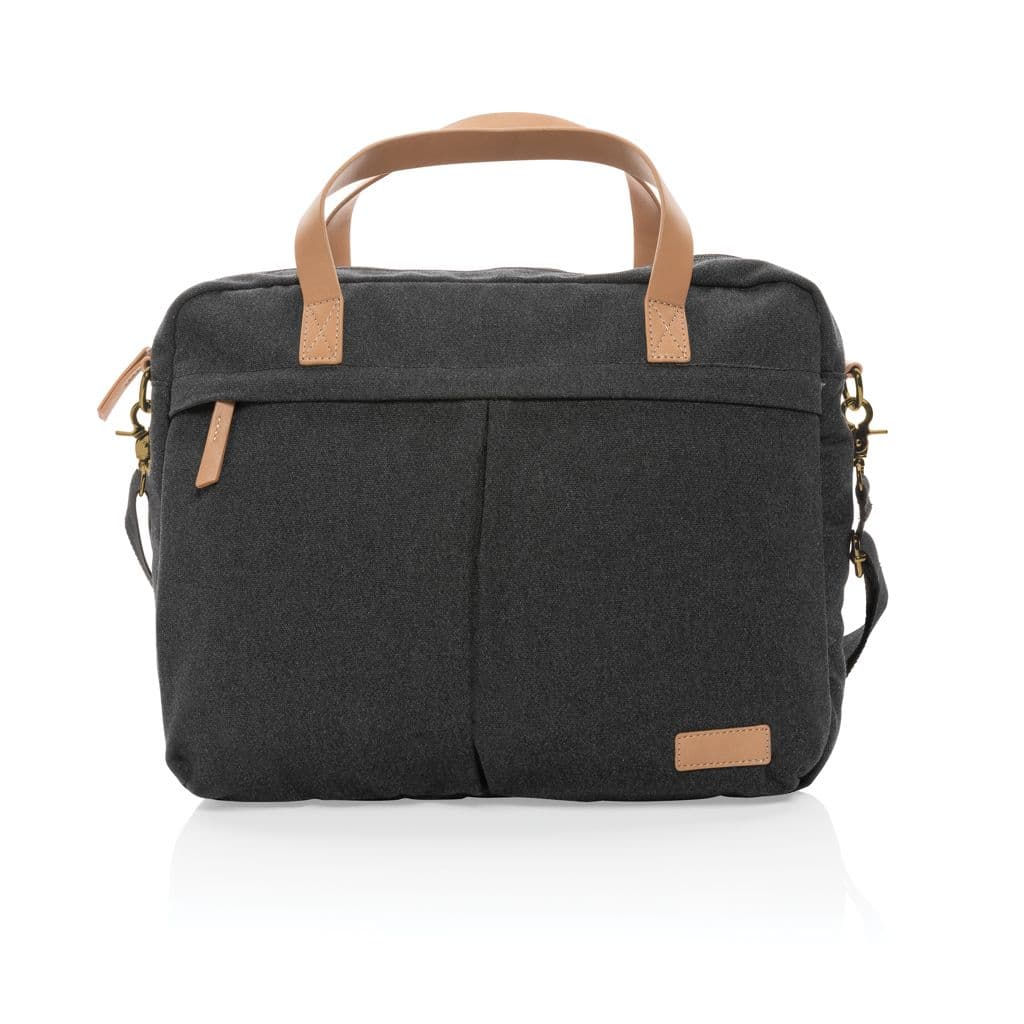 Impact AWARE™ laptopväska i 16 oz. återvunnen canvas – miniatyr 8