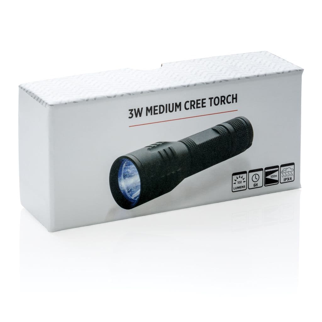 3W medium CREE-ficklampa – miniatyr 6