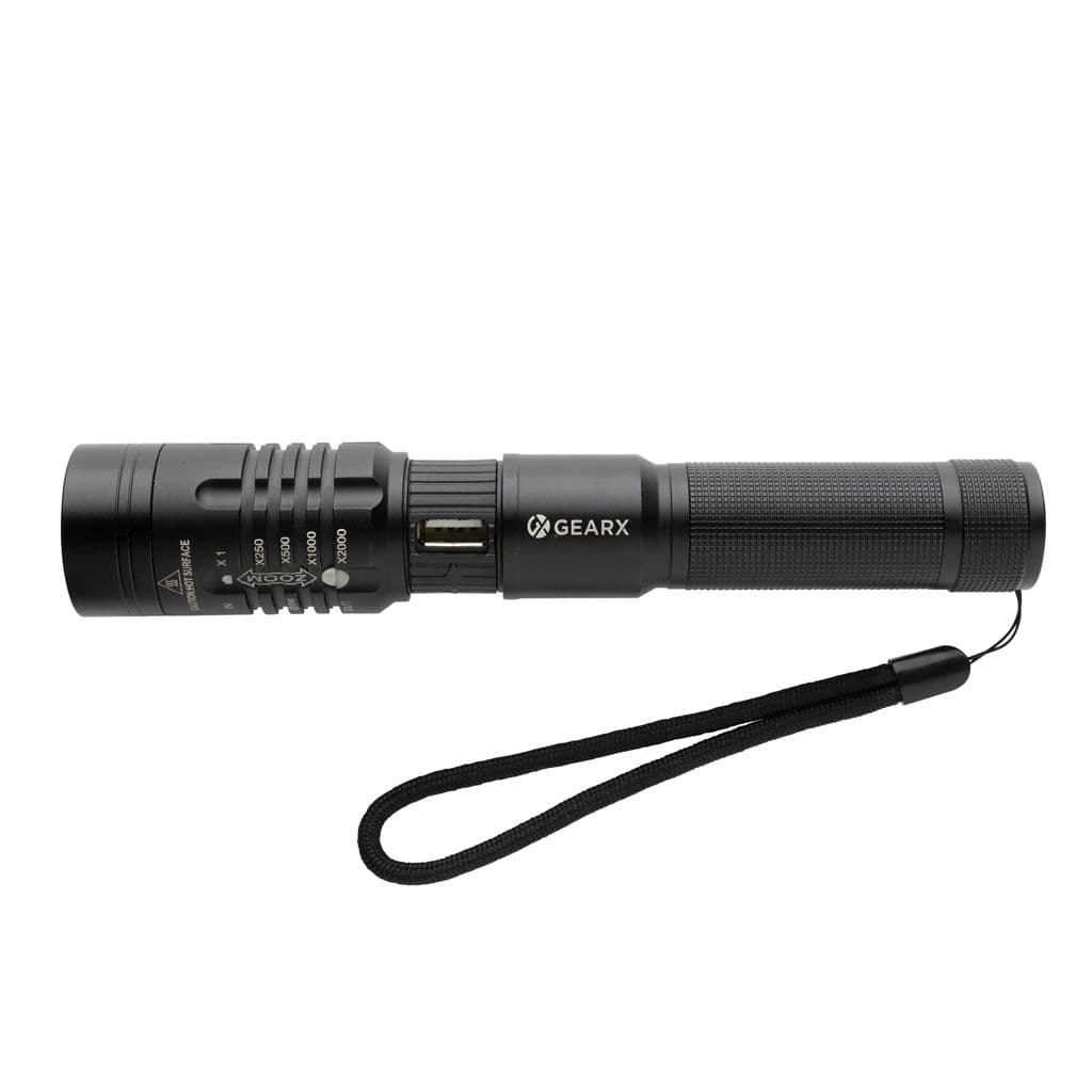 Gear X USB återuppladdninsgbar ficklampa – thumbnail 3