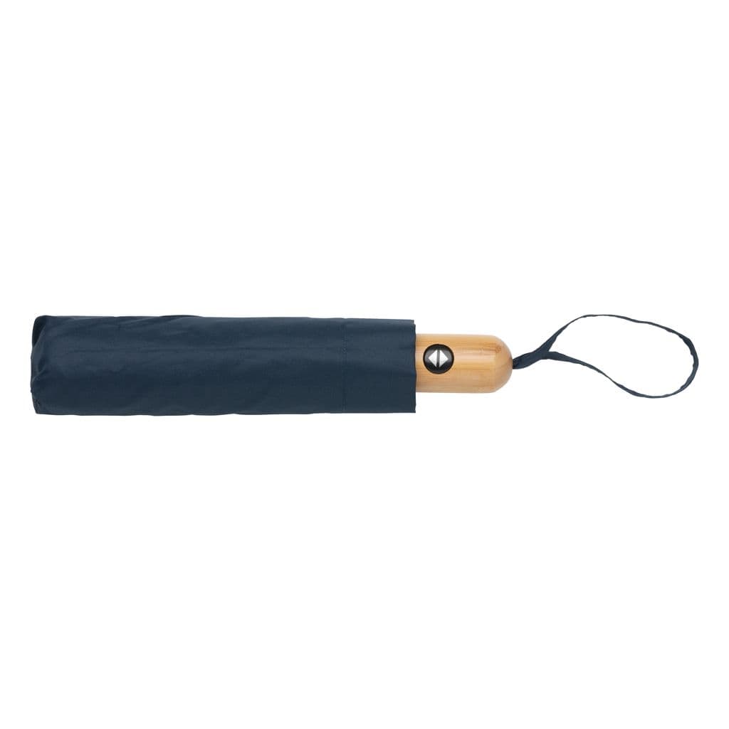 21' Impact Aware™ RPET 190T automatiskt bambu paraply – thumbnail 29