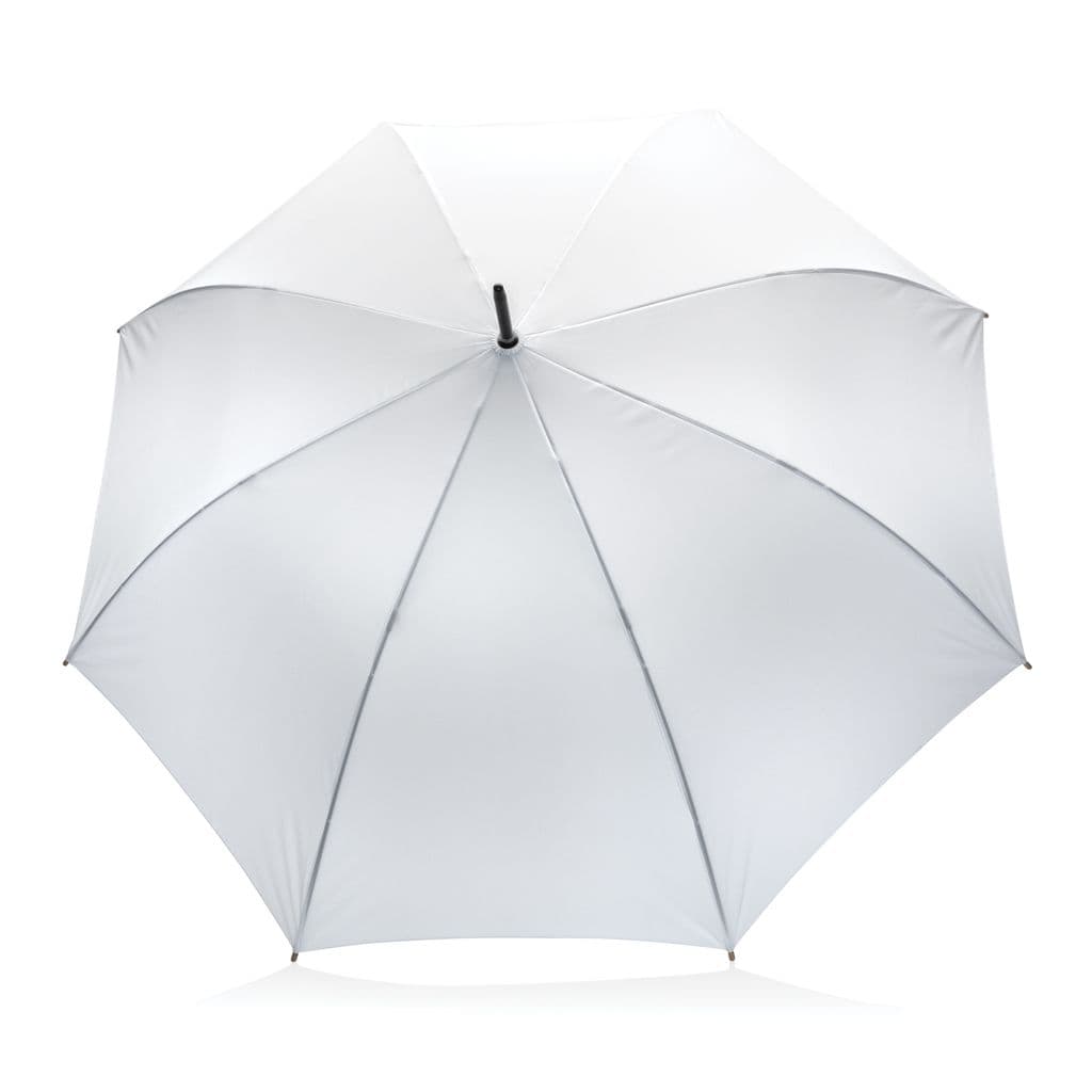 27' Impact AWARE™ RPET 190T automatisk öppning paraply bambu – thumbnail 6