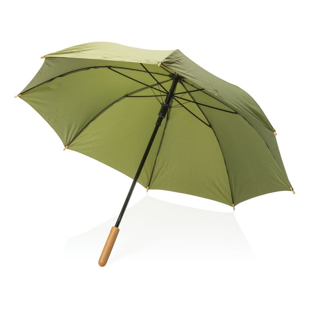23' Impact AWARE™ RPET 190T automatisk öppning paraply bambu – thumbnail 12