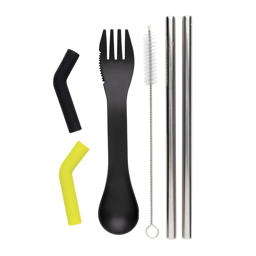 Tierra set med sugrör och bestick – miniatyr 4