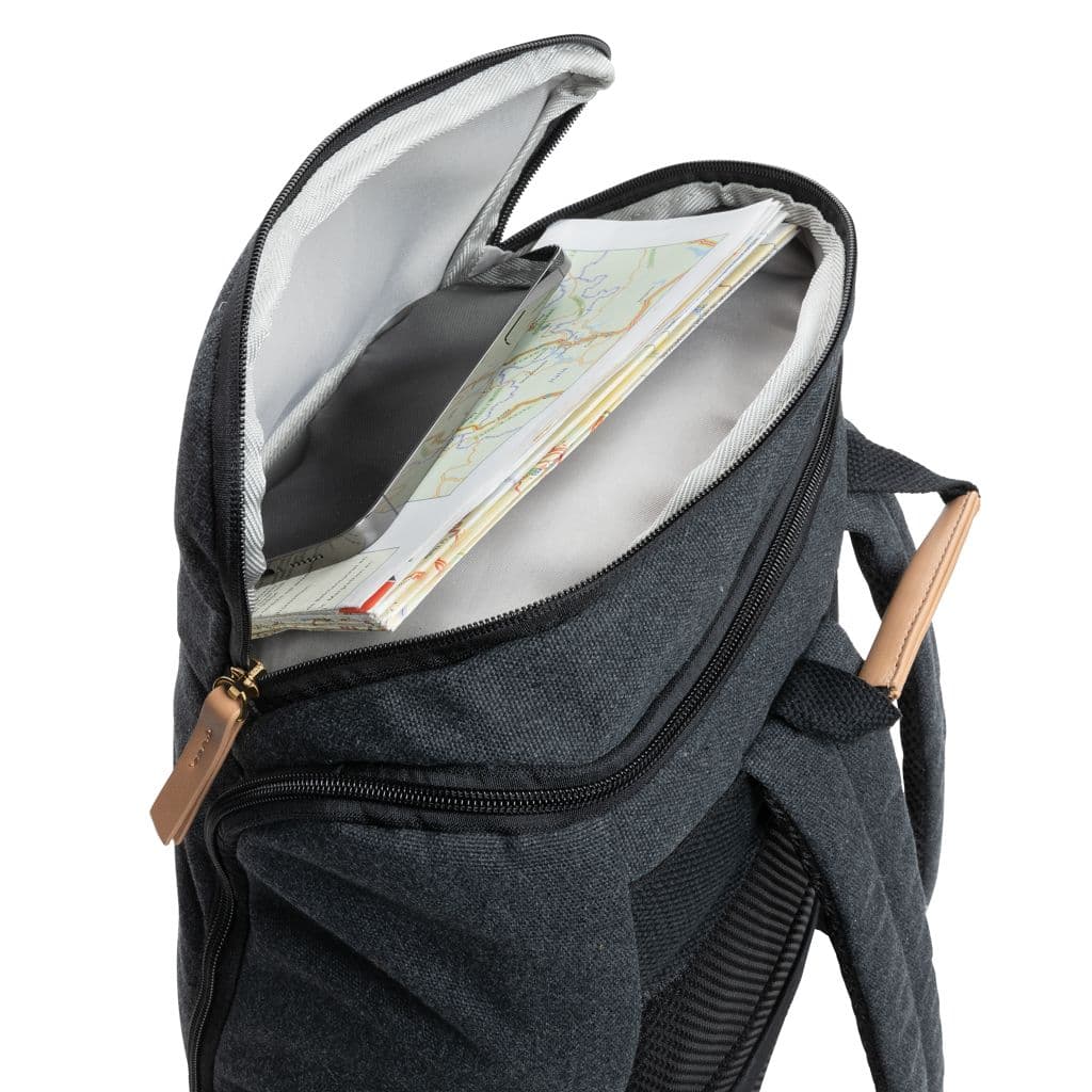 Impact AWARE™ 15' laptopryggsäck i 16 oz. återvunnen canvas – miniatyr 5