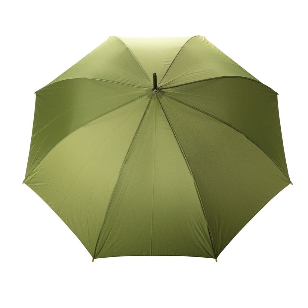 27' Impact AWARE™ RPET 190T automatisk öppning paraply bambu – thumbnail 14