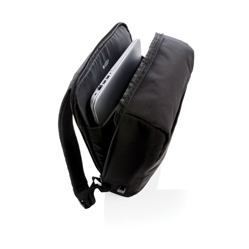 Swiss Peak 15' stöldskyddad RFID & USB-ryggsäck, PVC-fri – miniatyr 5