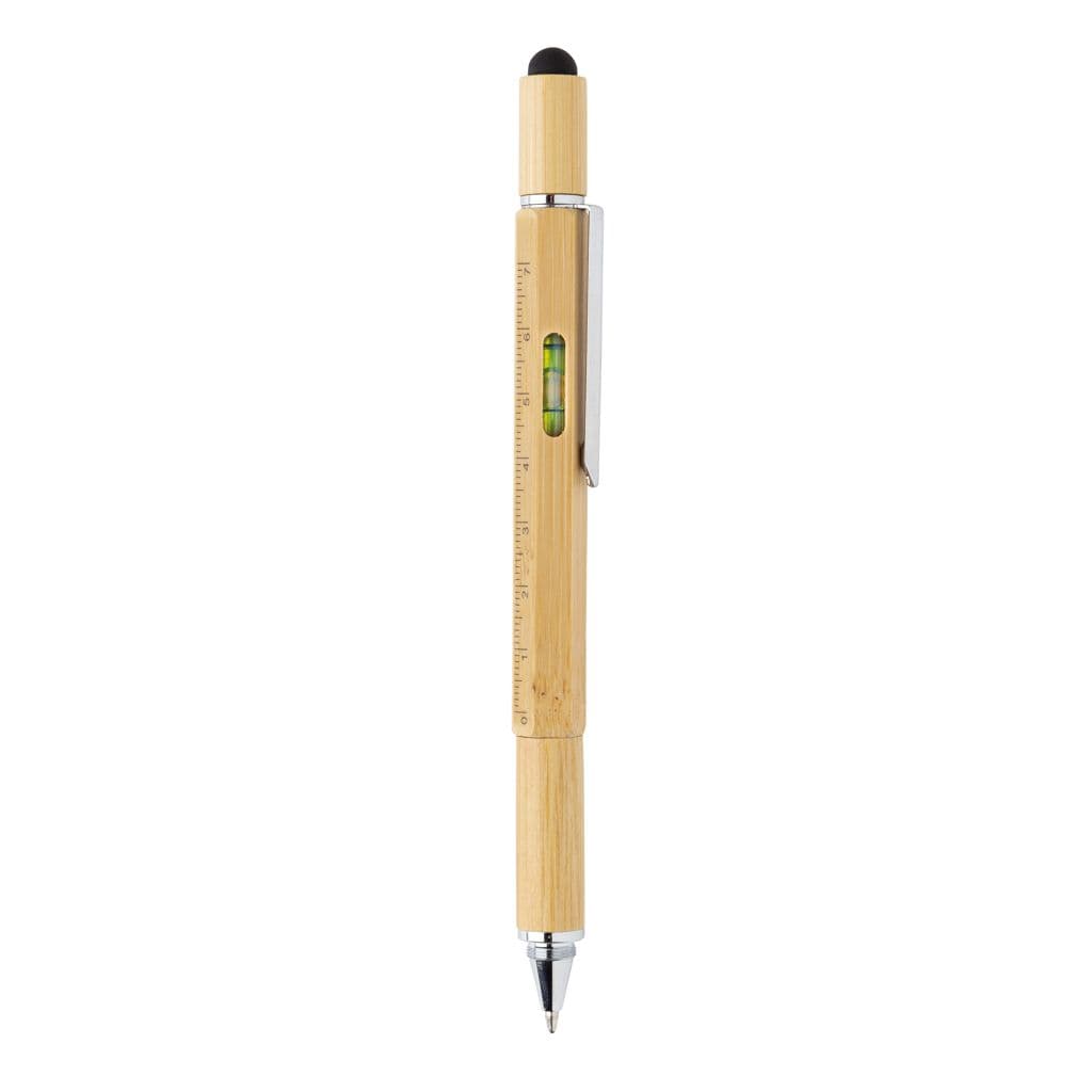 5 i 1 verktygspenna i bambu – miniatyr 5