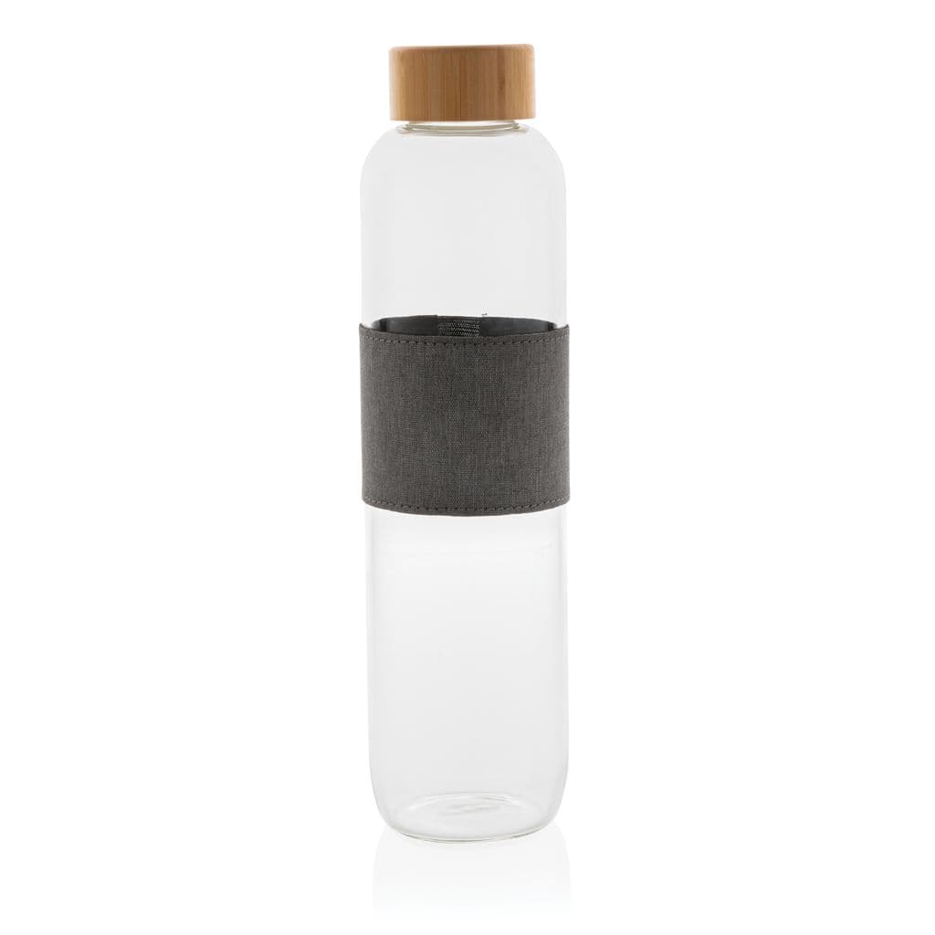 Impact borosilikatglasflaska med bambulock – miniatyr 2