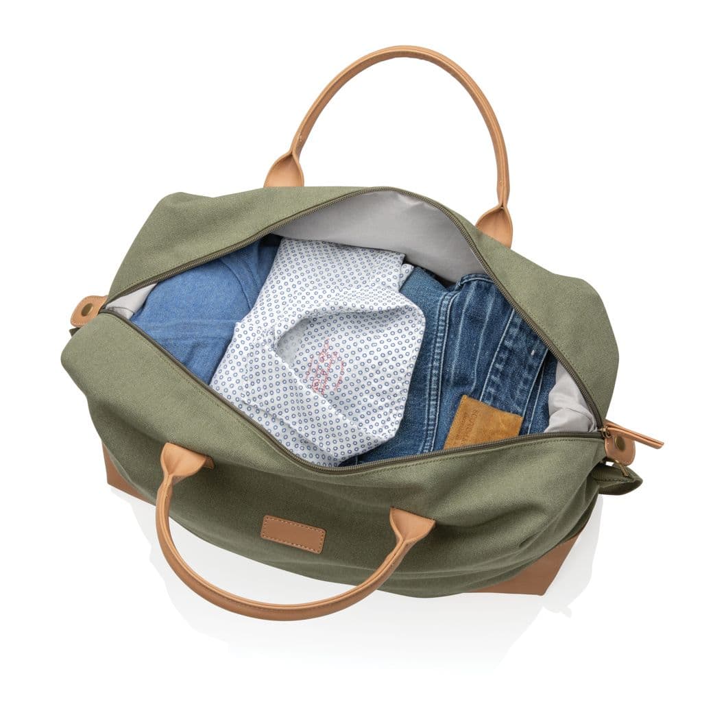 Impact AWARE™ stor weekendväska i 16 oz. återvunnen canvas – miniatyr 18
