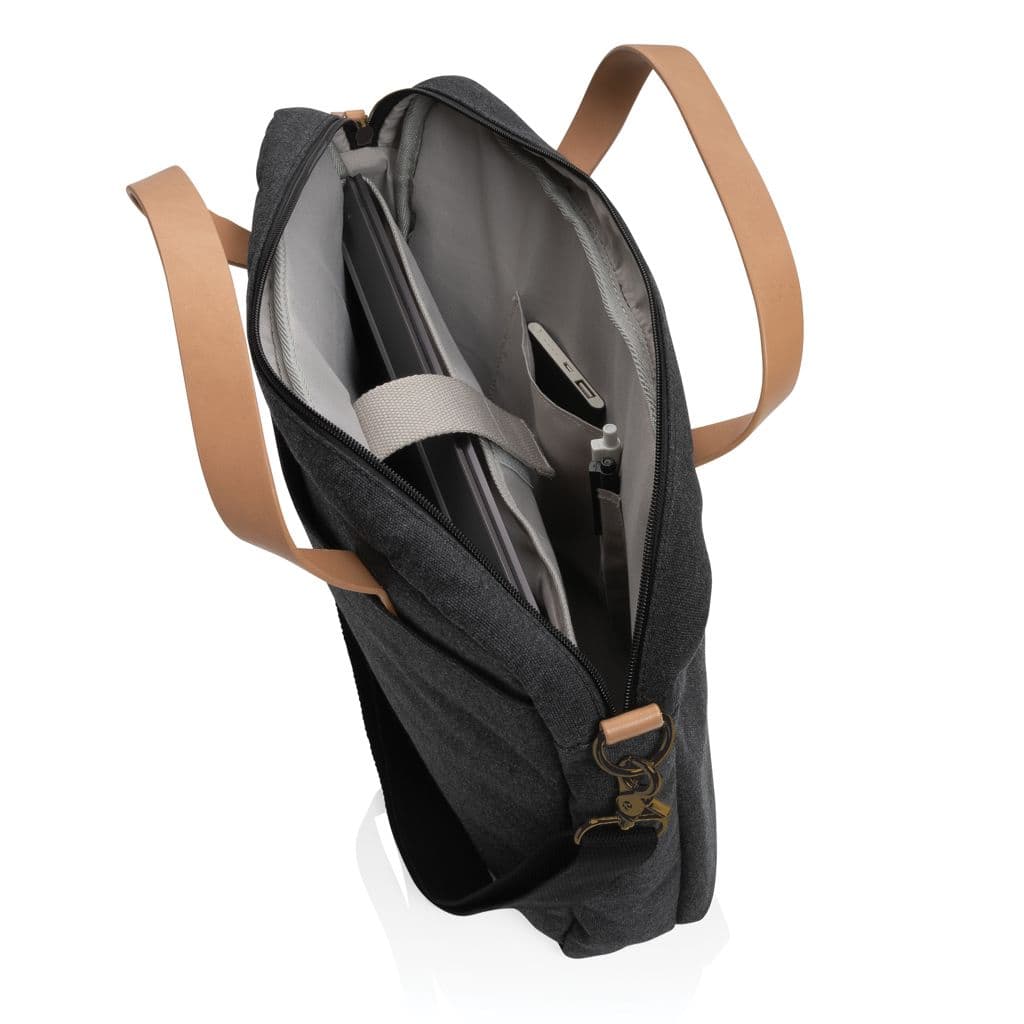 Impact AWARE™ laptopväska i 16 oz. återvunnen canvas – miniatyr 11