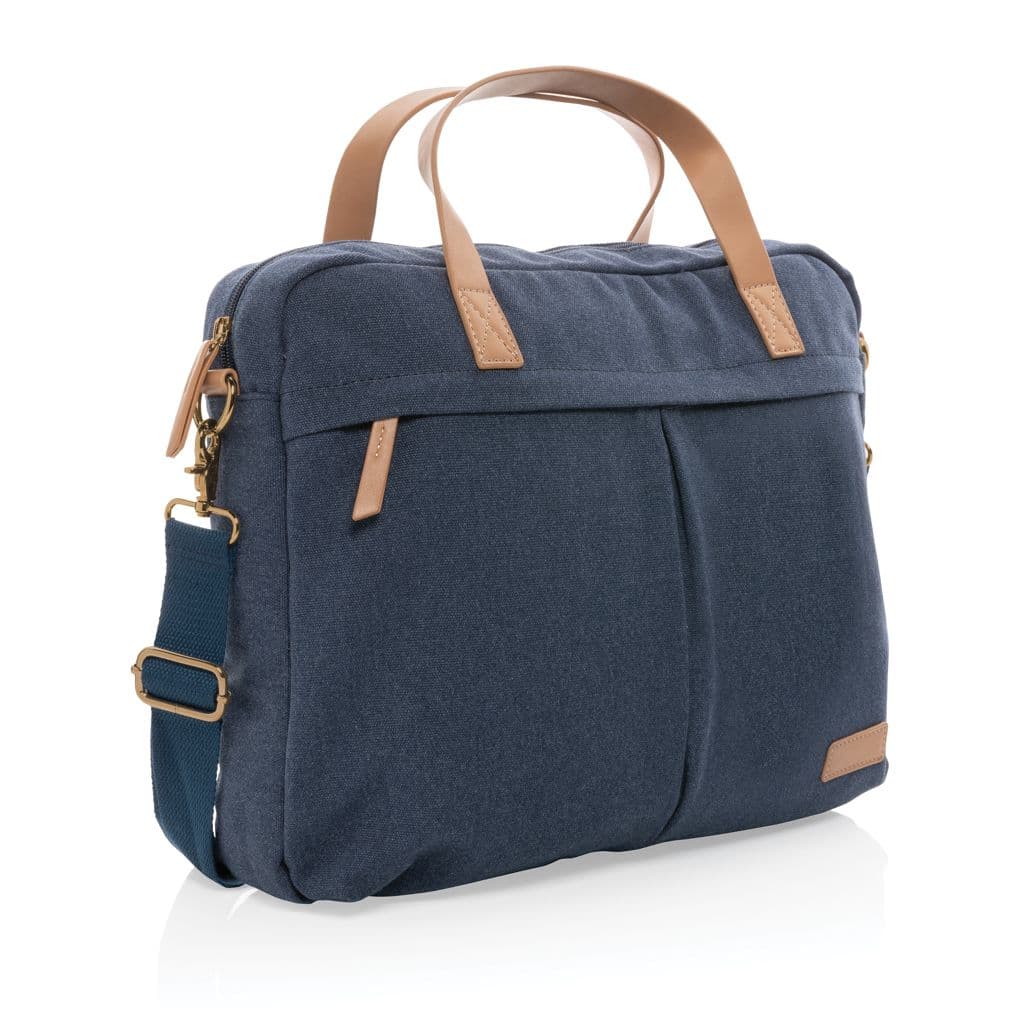 Impact AWARE™ laptopväska i 16 oz. återvunnen canvas – miniatyr 18