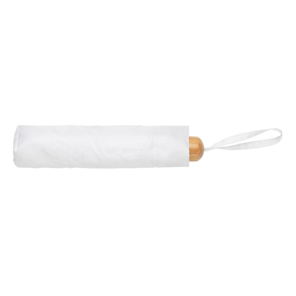 20.5' Impact AWARE™ RPET 190T Pongee paraply  bambu – thumbnail 11