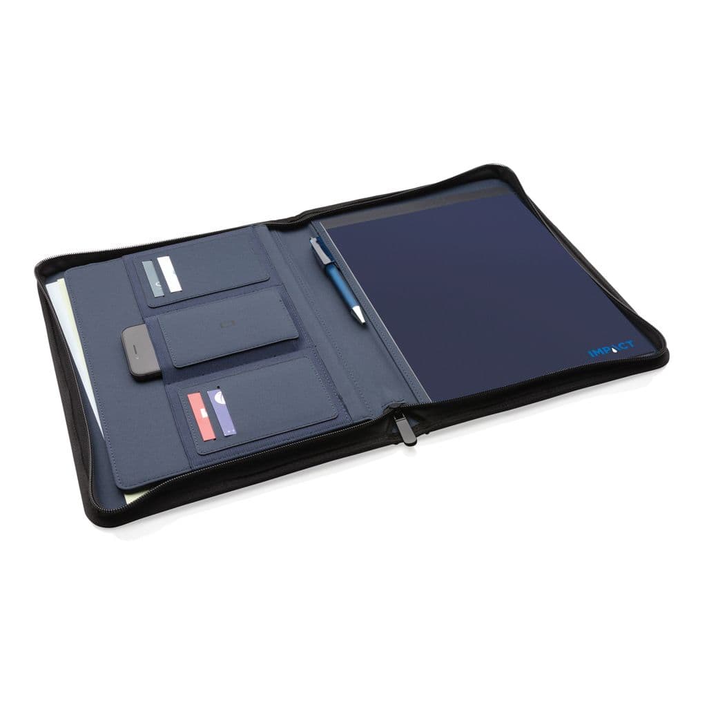 Impact AWARE™ RPET A4 portfolio med dragkedja – miniatyr 16