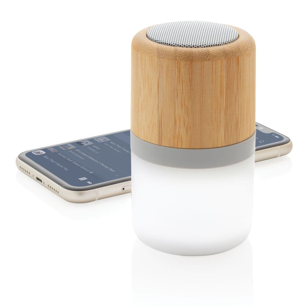 3W bambuhögtalare med ljus – miniatyr 2
