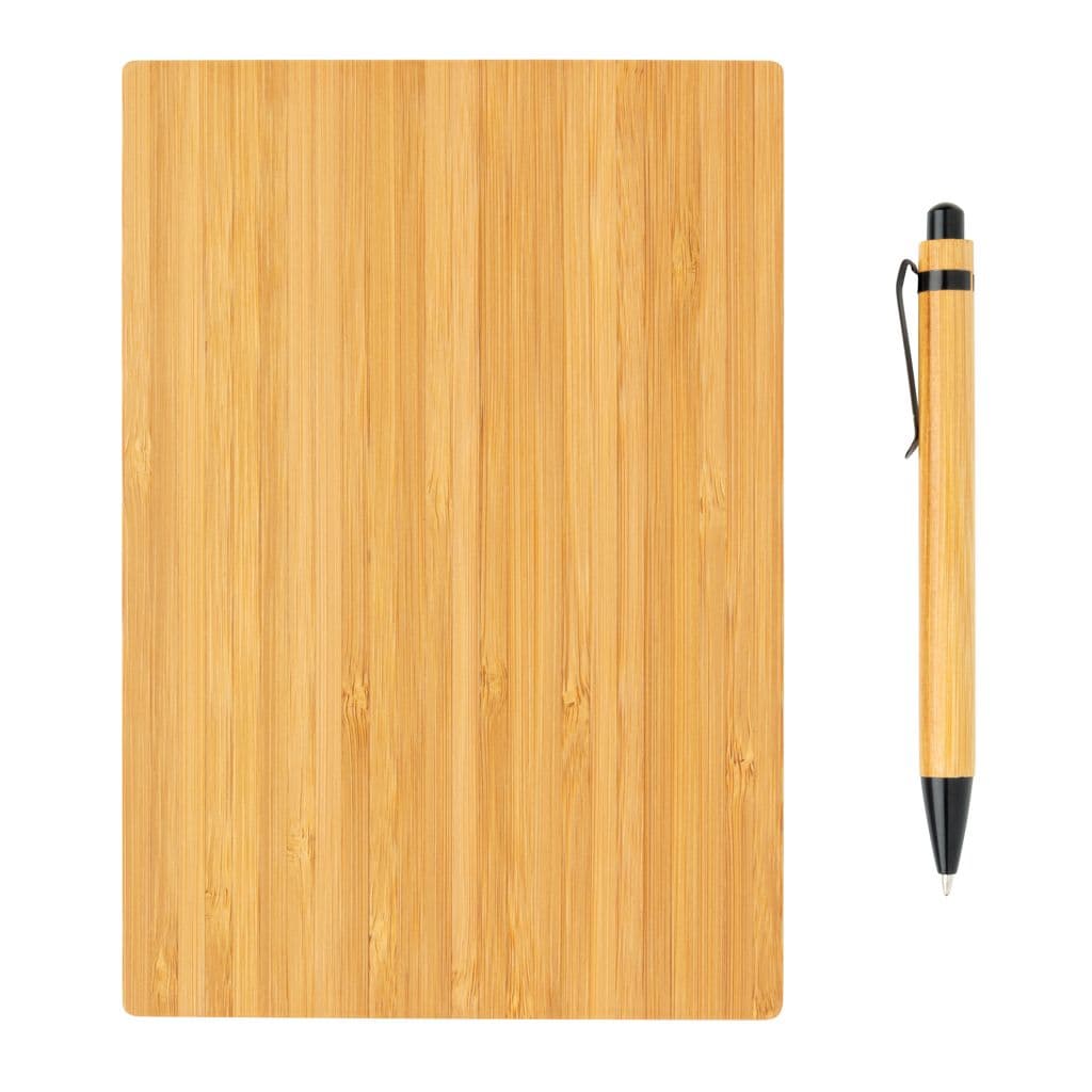 A5 bambu anteckningsbok & penna – miniatyr 4