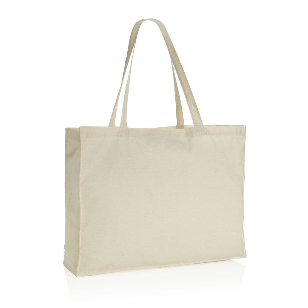 Impact AWARE™ shoppingkasse m. bälg återvunnen bomull 145gr – miniatyr 13