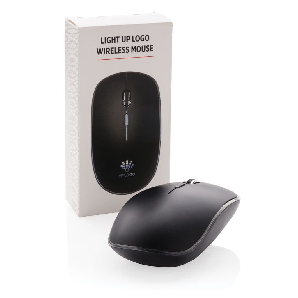 Light up logo trådlös mus – miniatyr 2
