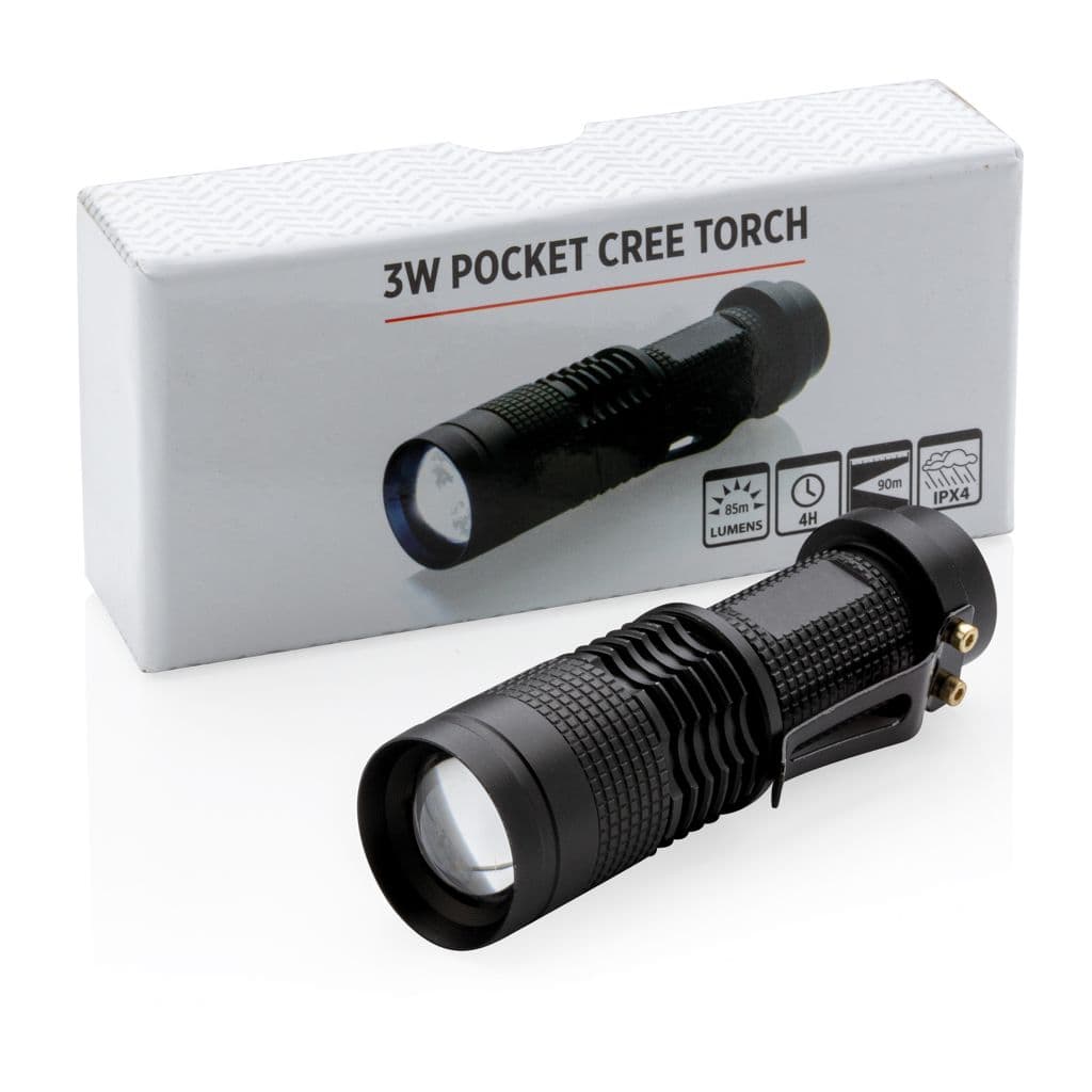 3W liten CREE-ficklampa – miniatyr 4