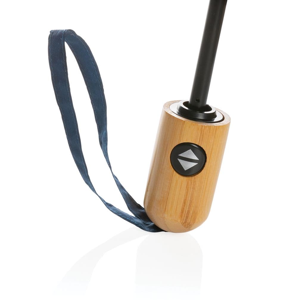 21' Impact Aware™ RPET 190T automatiskt bambu paraply – thumbnail 28