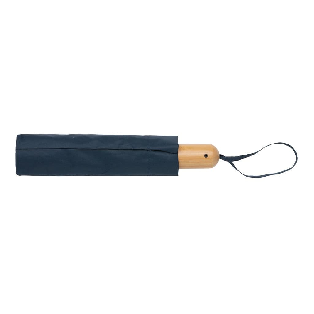 21' Impact Aware™ RPET 190T automatiskt bambu paraply – thumbnail 30
