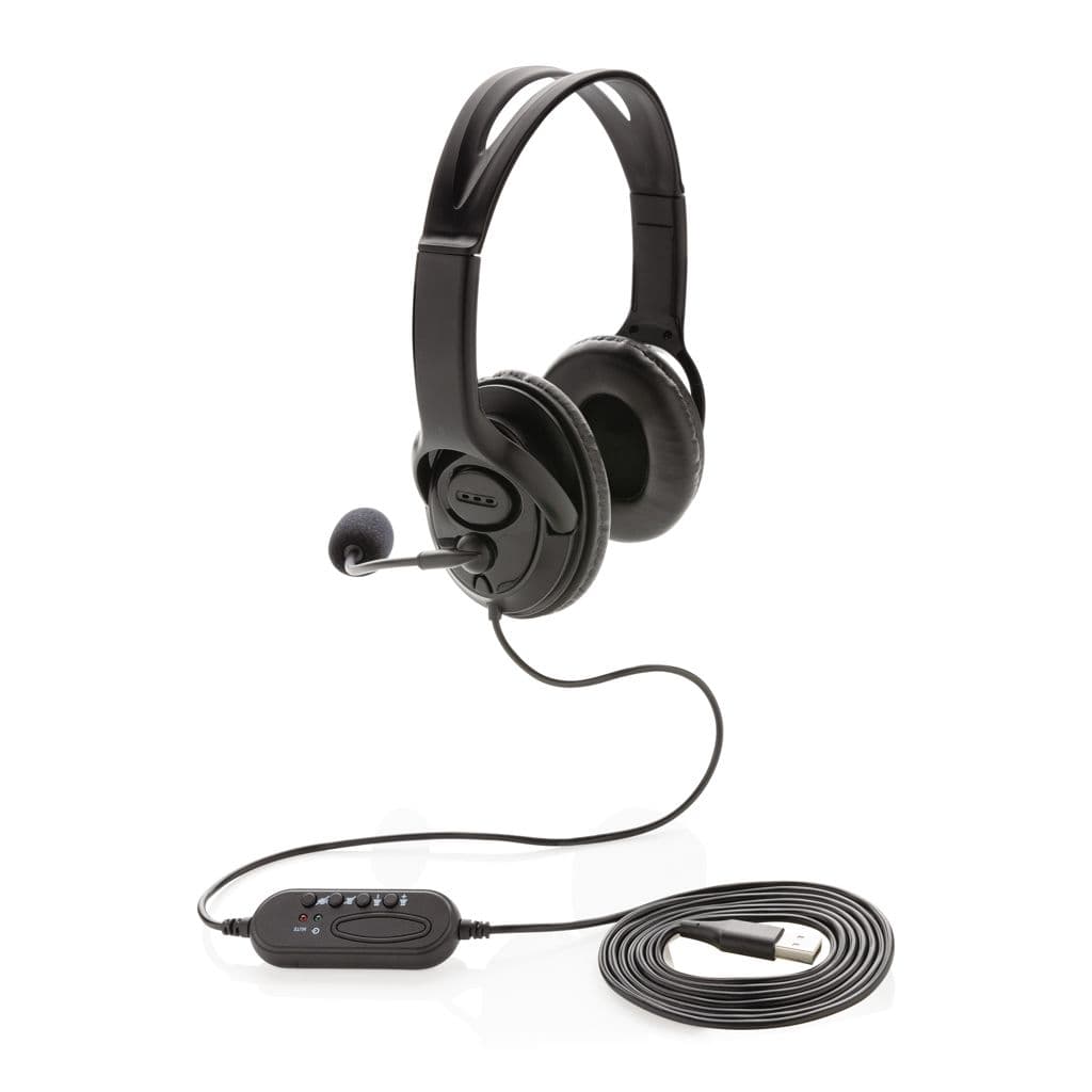 Over-ear headset med kabel – miniatyr 2