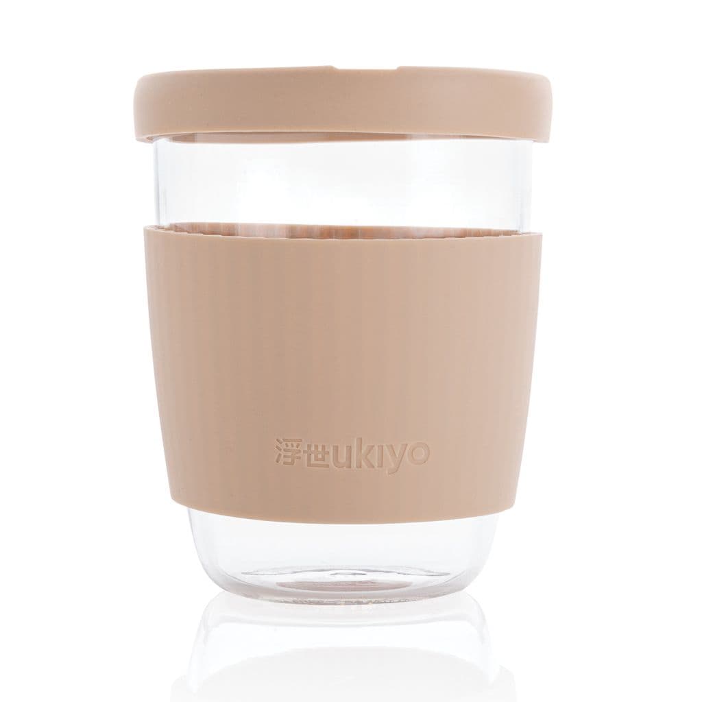 Ukiyo borosilikatglas med silikonlock och sleeve – thumbnail 4