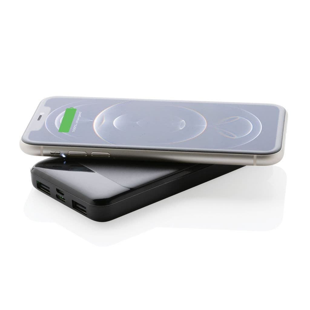 Trådlös powerbank i återvunnen plast, RCS standard – miniatyr 3