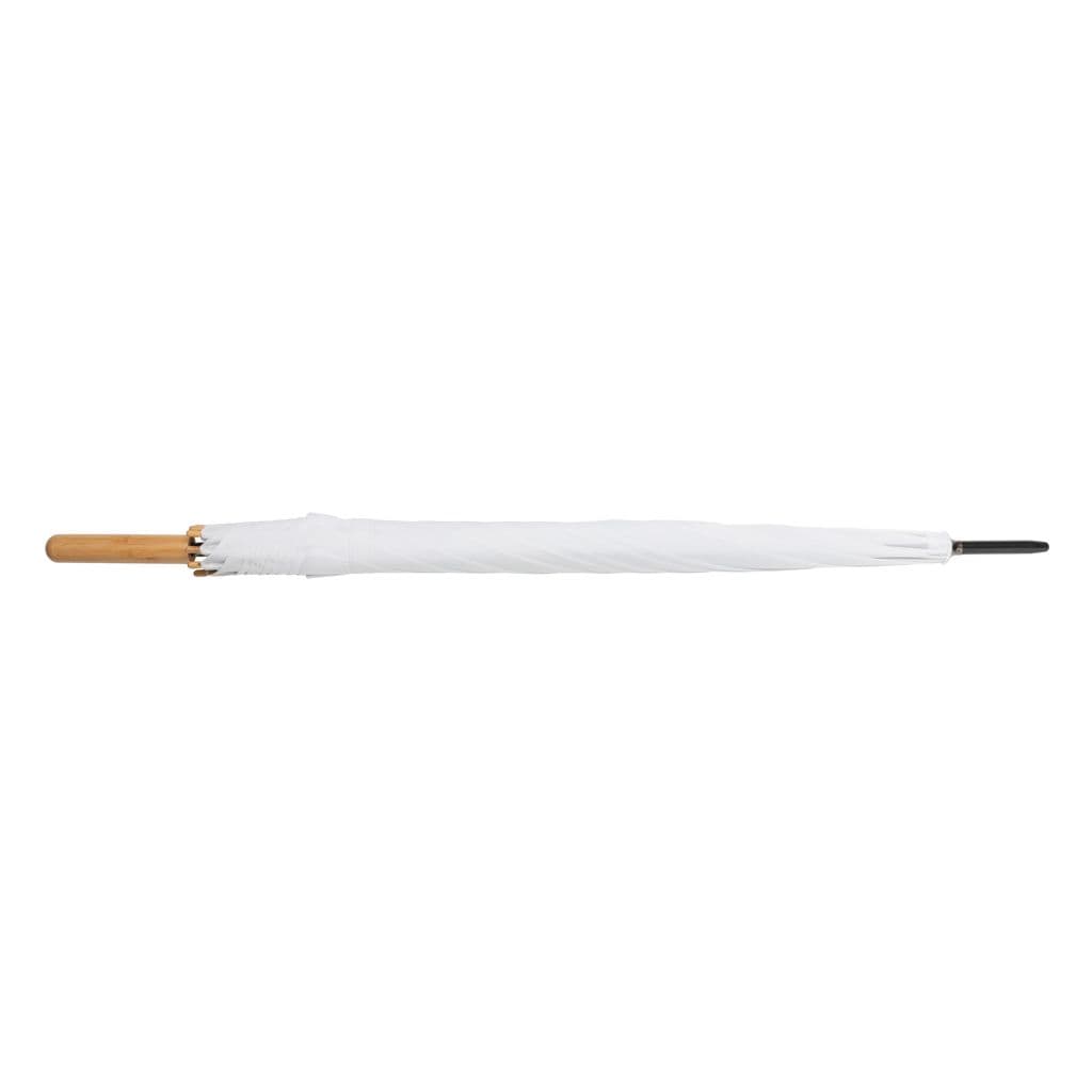 27' Impact AWARE™ RPET 190T automatisk öppning paraply bambu – thumbnail 7