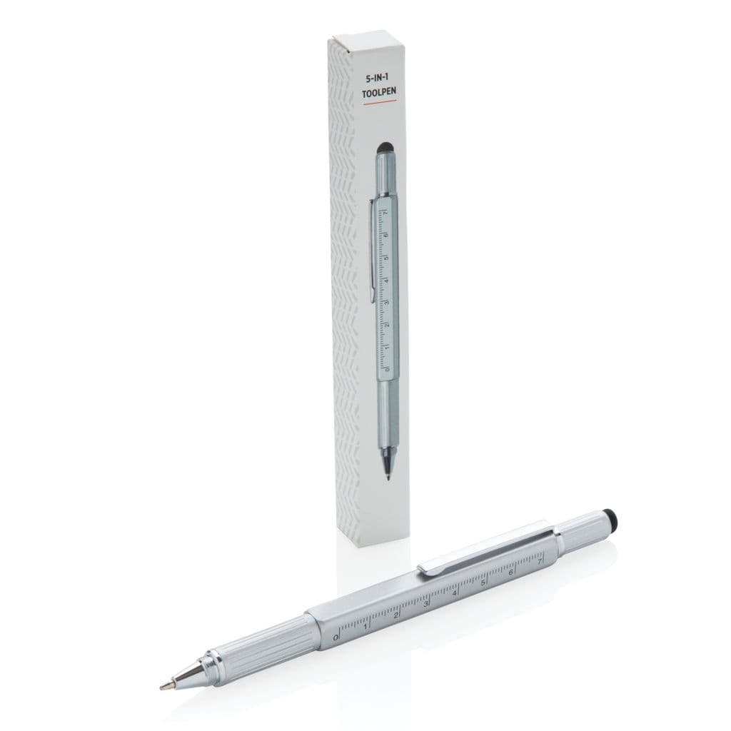 5 i 1 verktygspenna i aluminium – miniatyr 8