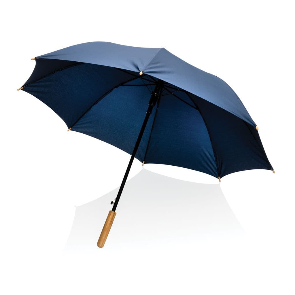 23' Impact AWARE™ RPET 190T automatisk öppning paraply bambu – thumbnail 8