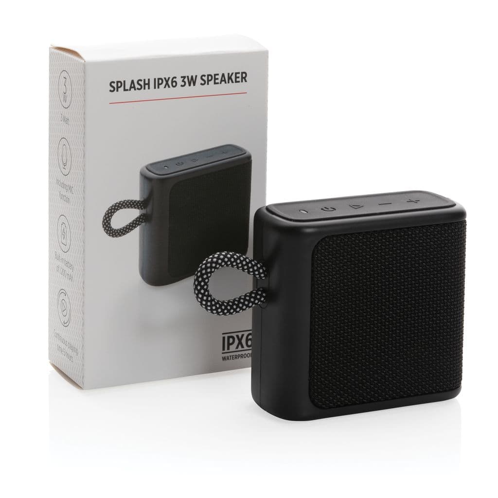 Splash IPX6 3W högtalare – miniatyr 5
