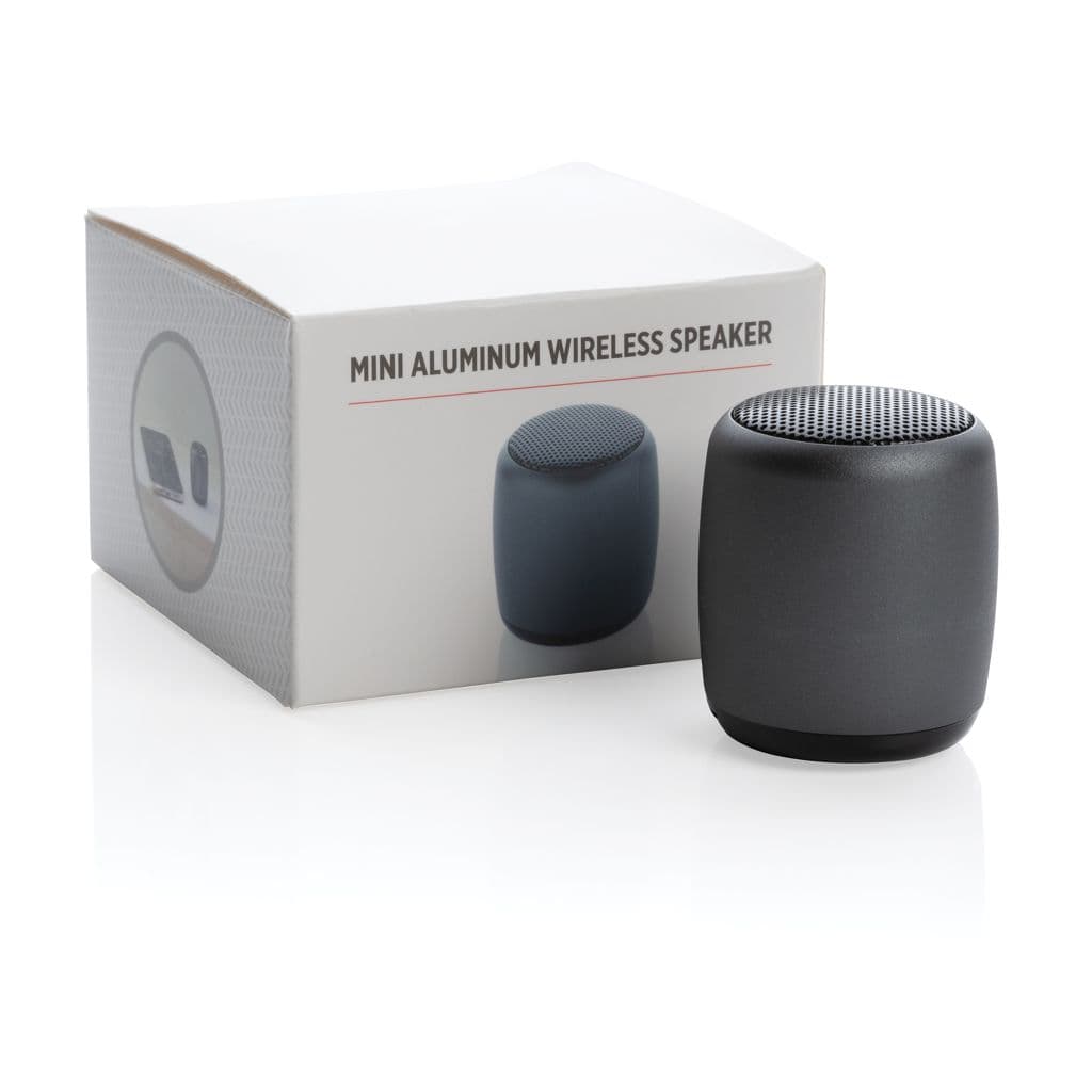 Mini aluminium trådlös högtalare – miniatyr 4