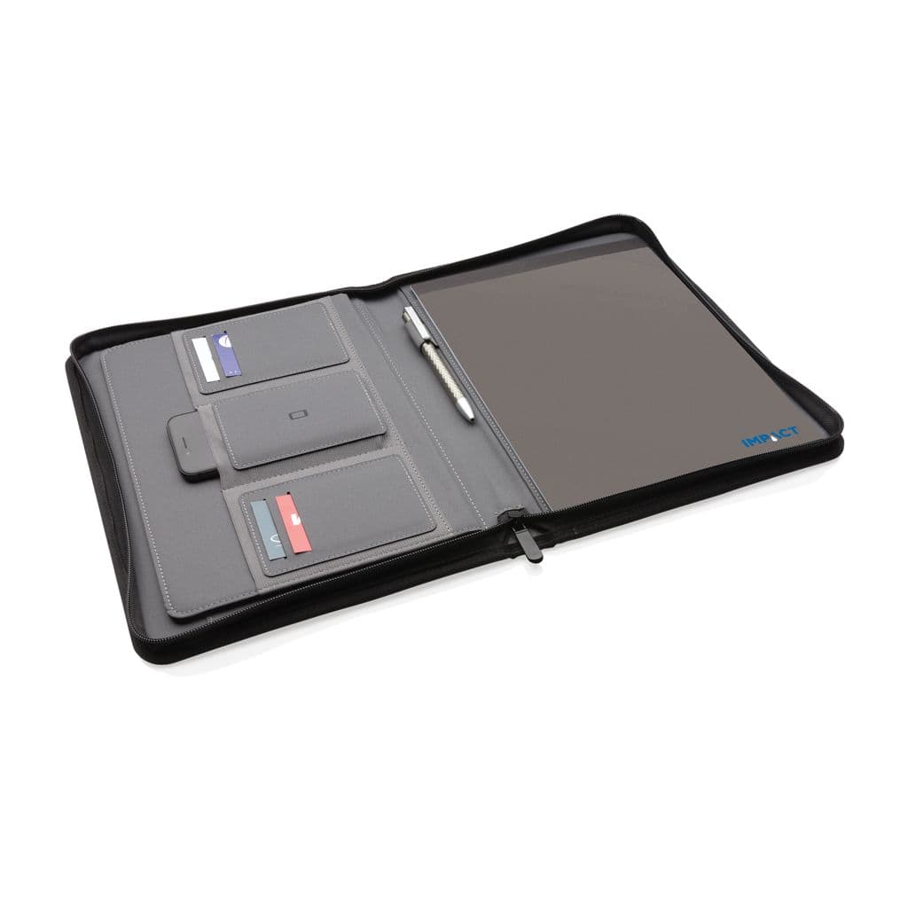 Impact AWARE™ RPET A4 portfolio med dragkedja – miniatyr 10