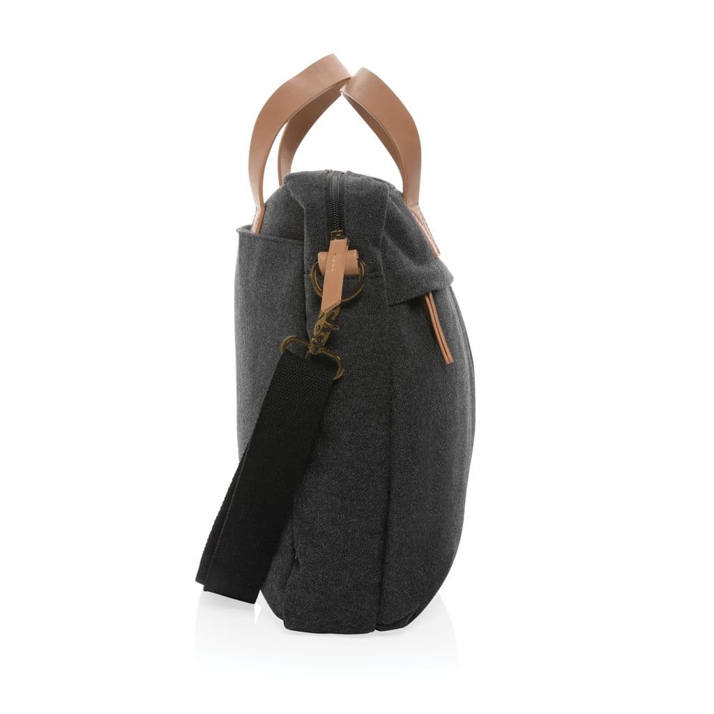 Impact AWARE™ laptopväska i 16 oz. återvunnen canvas – miniatyr 9