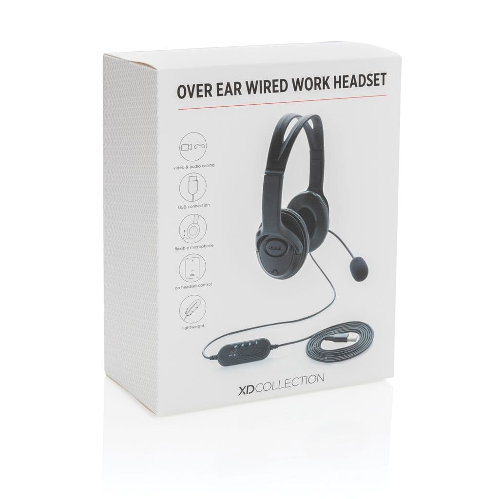 Over-ear headset med kabel – miniatyr 6