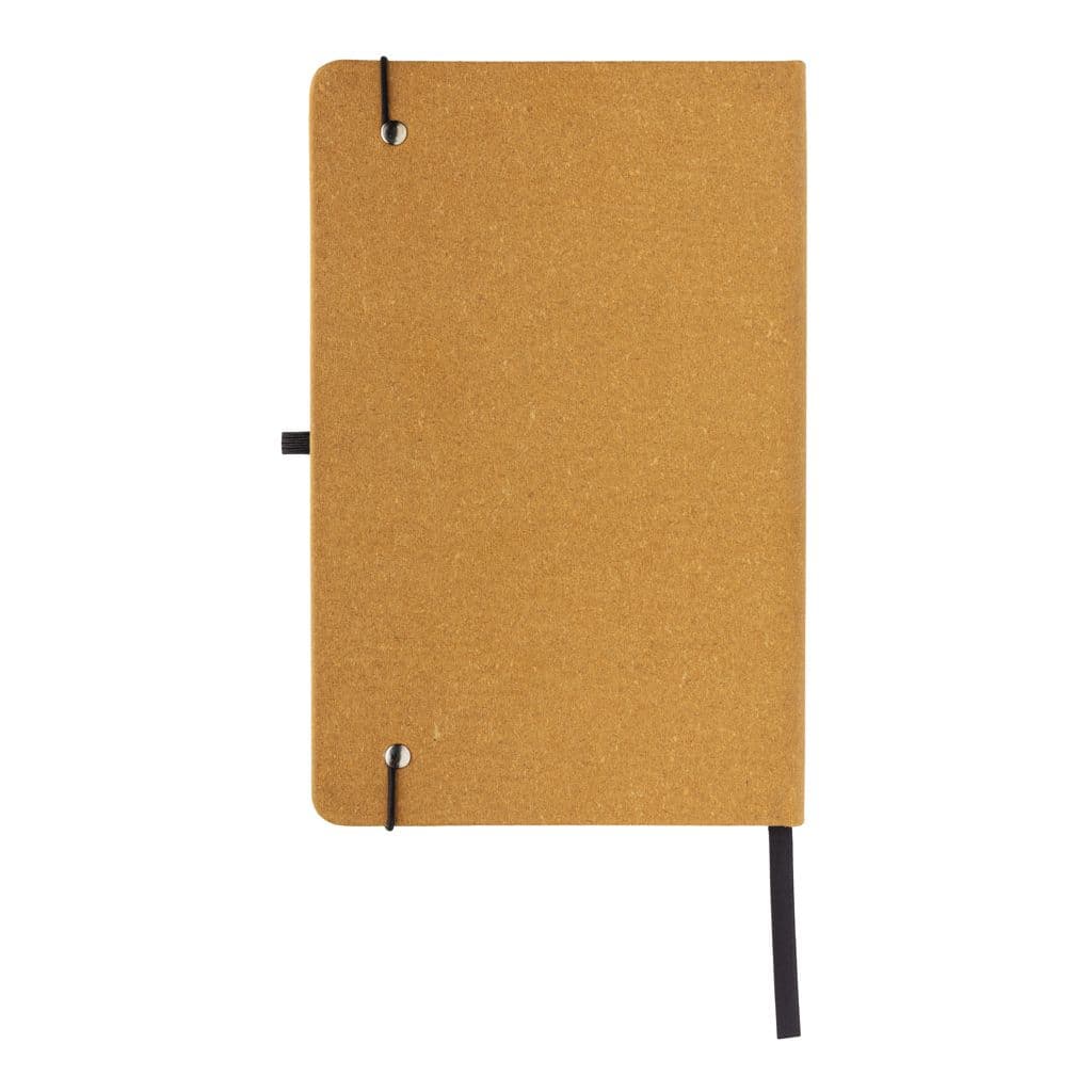 A5 hardcover anteckningsbok i återvunnet läder – miniatyr 16