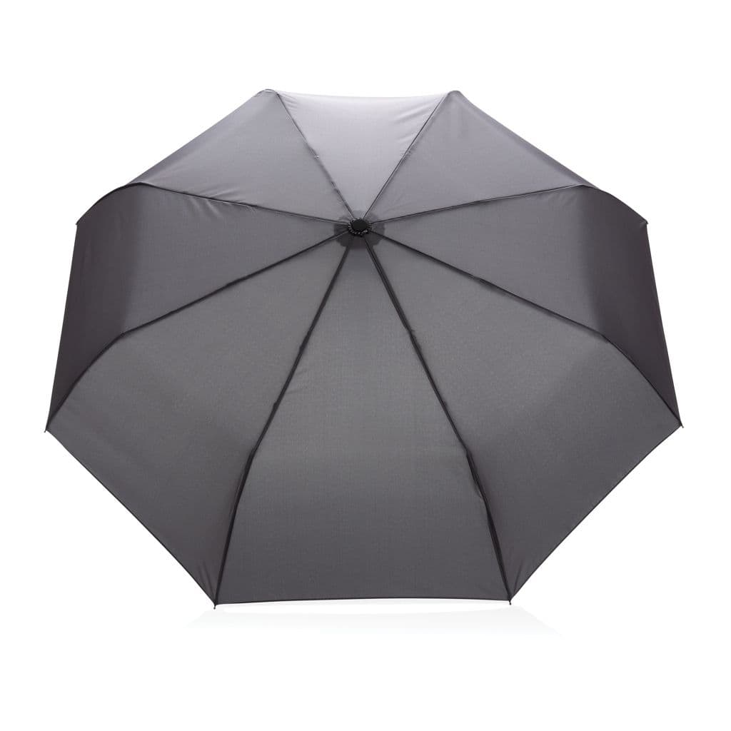 21' Impact Aware™ RPET 190T automatiskt bambu paraply – thumbnail 8