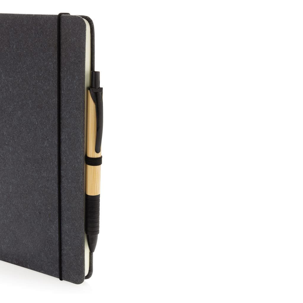 A5 hardcover anteckningsbok i återvunnet läder – miniatyr 11