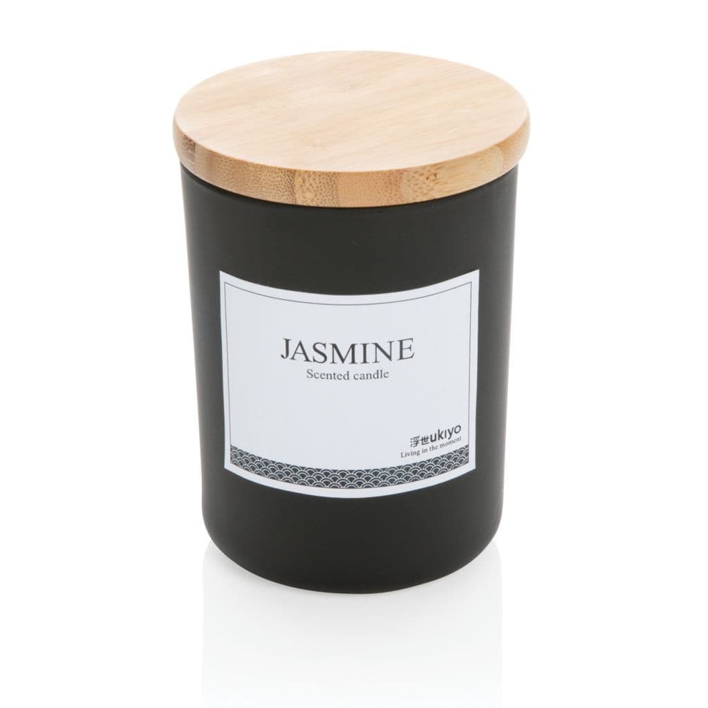 Ukiyo lyxigt doftljus med bambulock – miniatyr 3