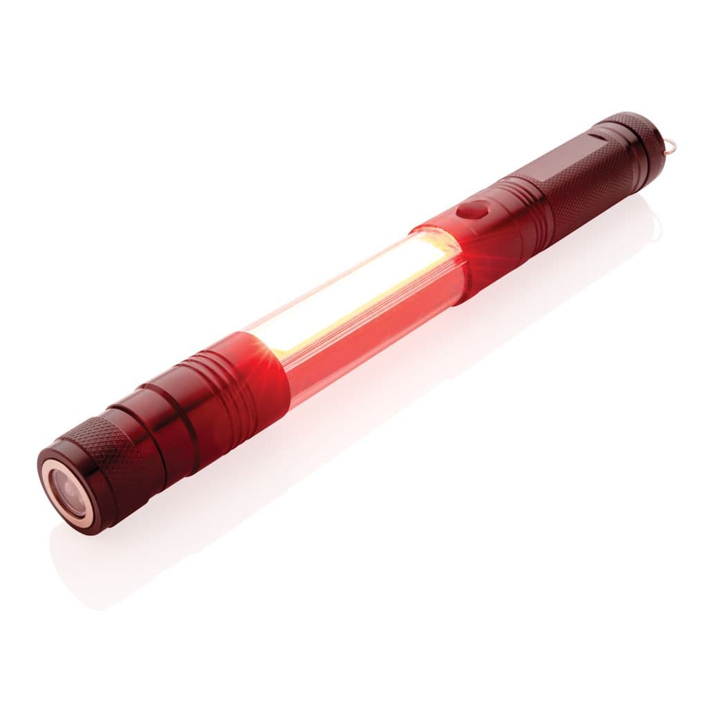 Stor teleskoplampa med COB – thumbnail 2