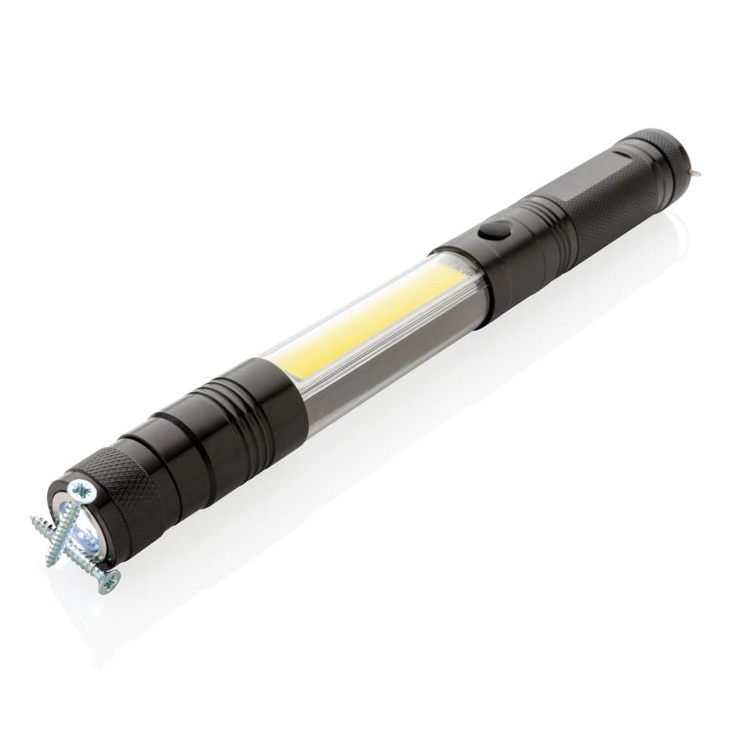 Stor teleskoplampa med COB – thumbnail 3
