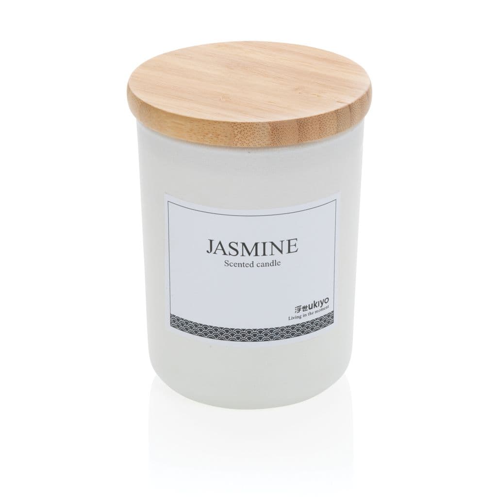 Ukiyo lyxigt doftljus med bambulock – miniatyr 9