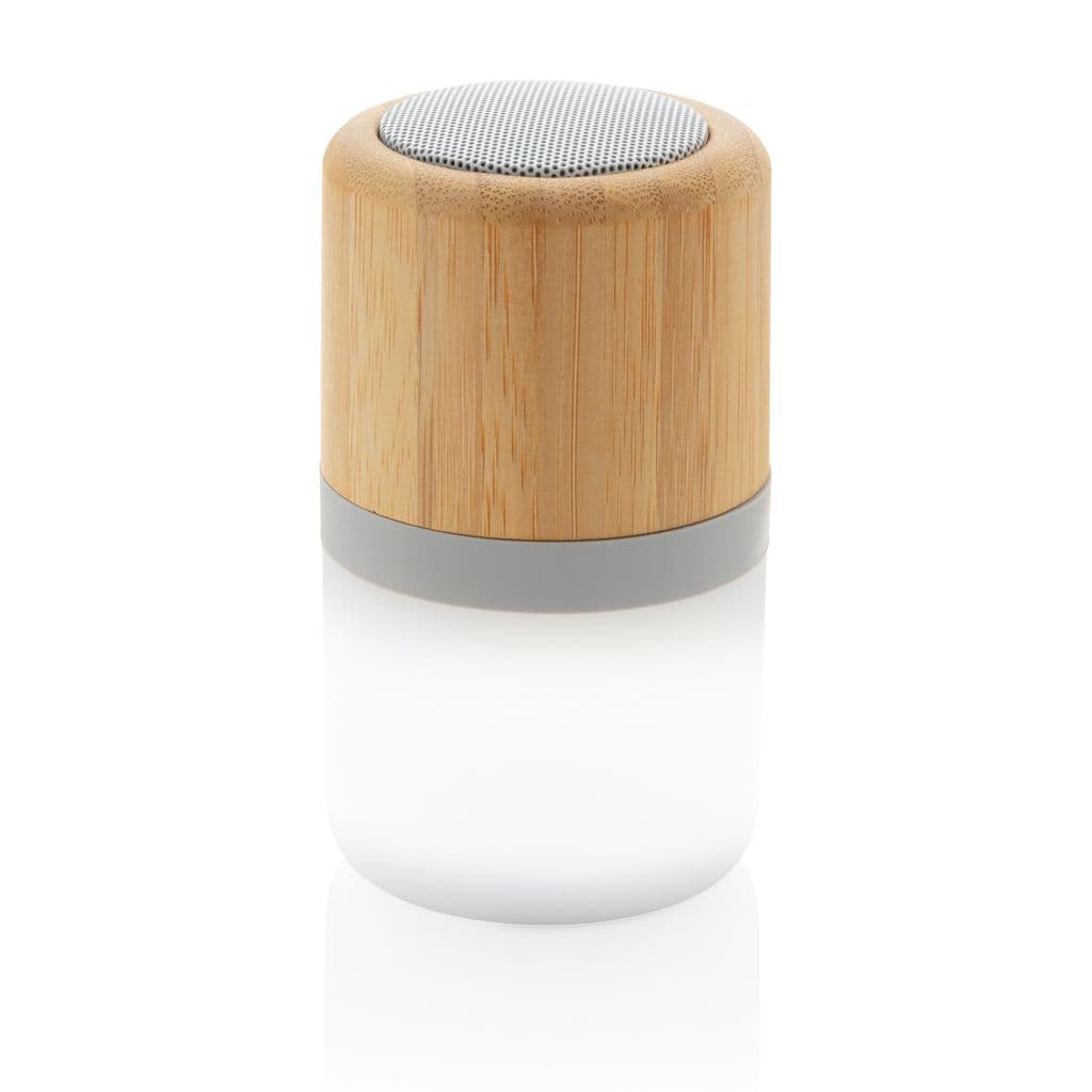 3W bambuhögtalare med ljus – miniatyr 3