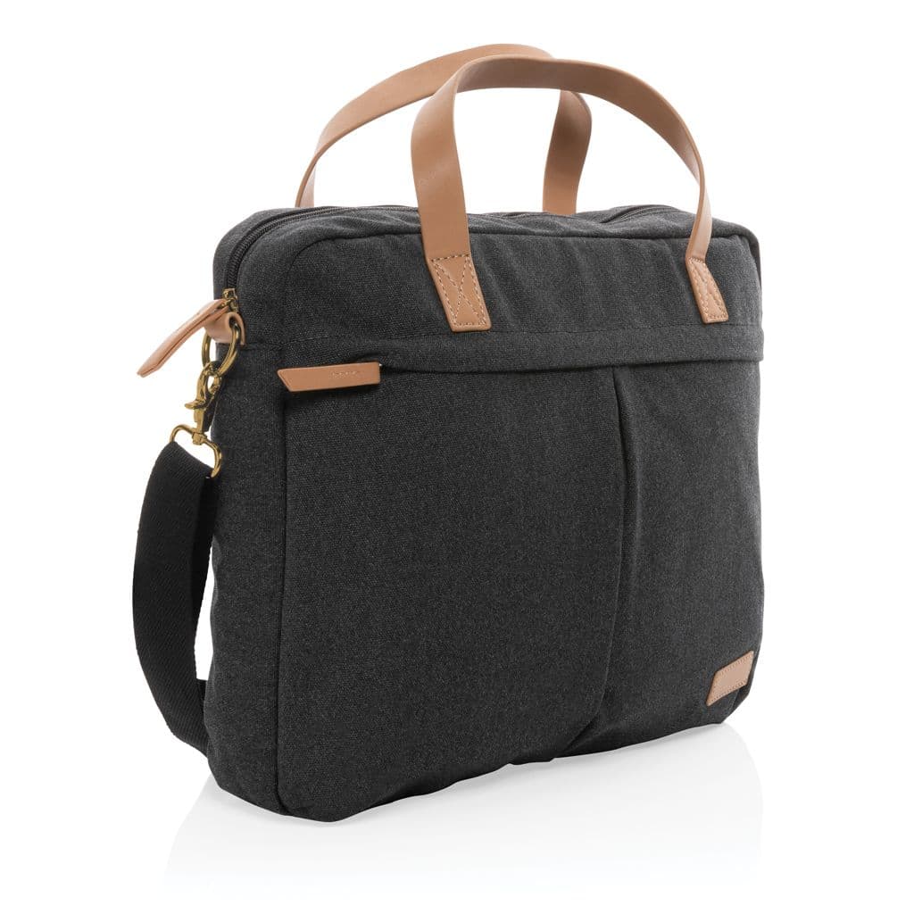 Impact AWARE™ laptopväska i 16 oz. återvunnen canvas – miniatyr 12