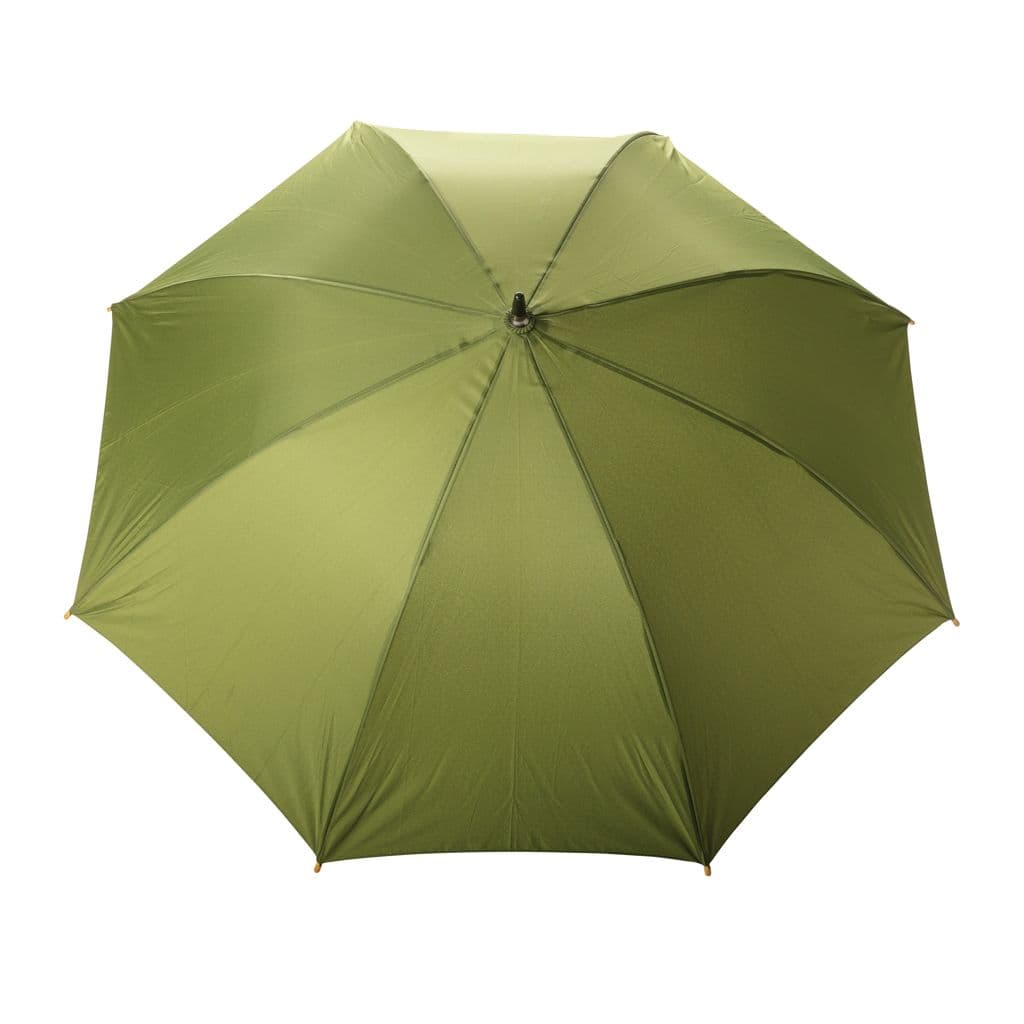 23' Impact AWARE™ RPET 190T automatisk öppning paraply bambu – thumbnail 10