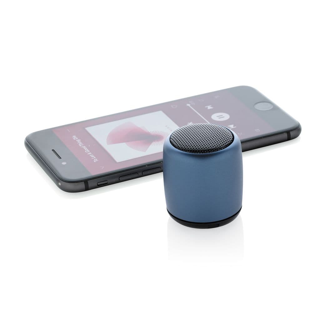 Mini aluminium trådlös högtalare – miniatyr 7