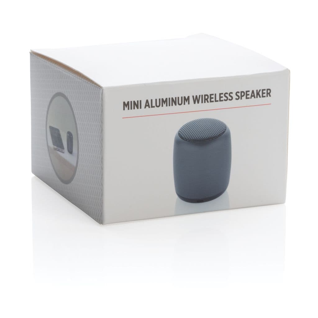 Mini aluminium trådlös högtalare – miniatyr 5