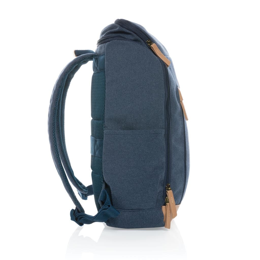 Impact AWARE™ 15' laptopryggsäck i 16 oz. återvunnen canvas – miniatyr 15