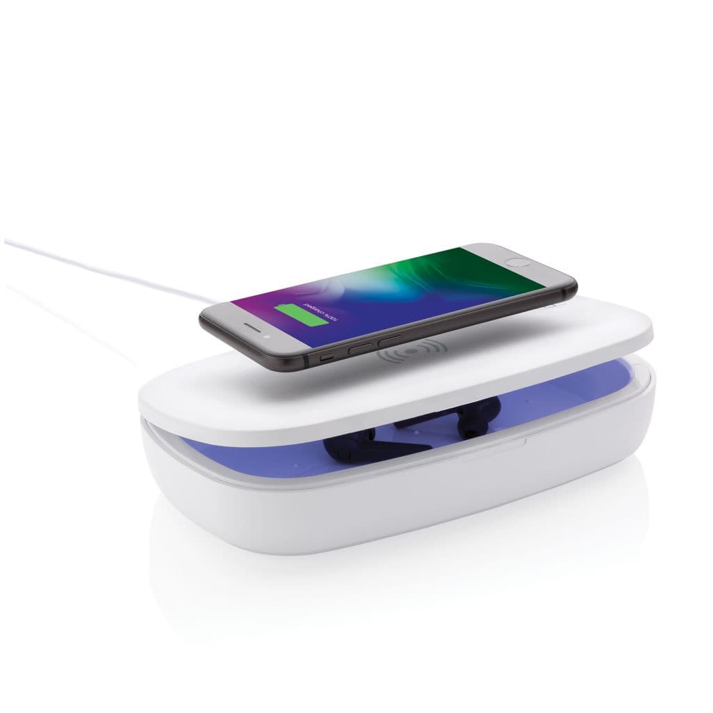 UV-C steriliseringsbox med 5W trådlös laddare – miniatyr 3