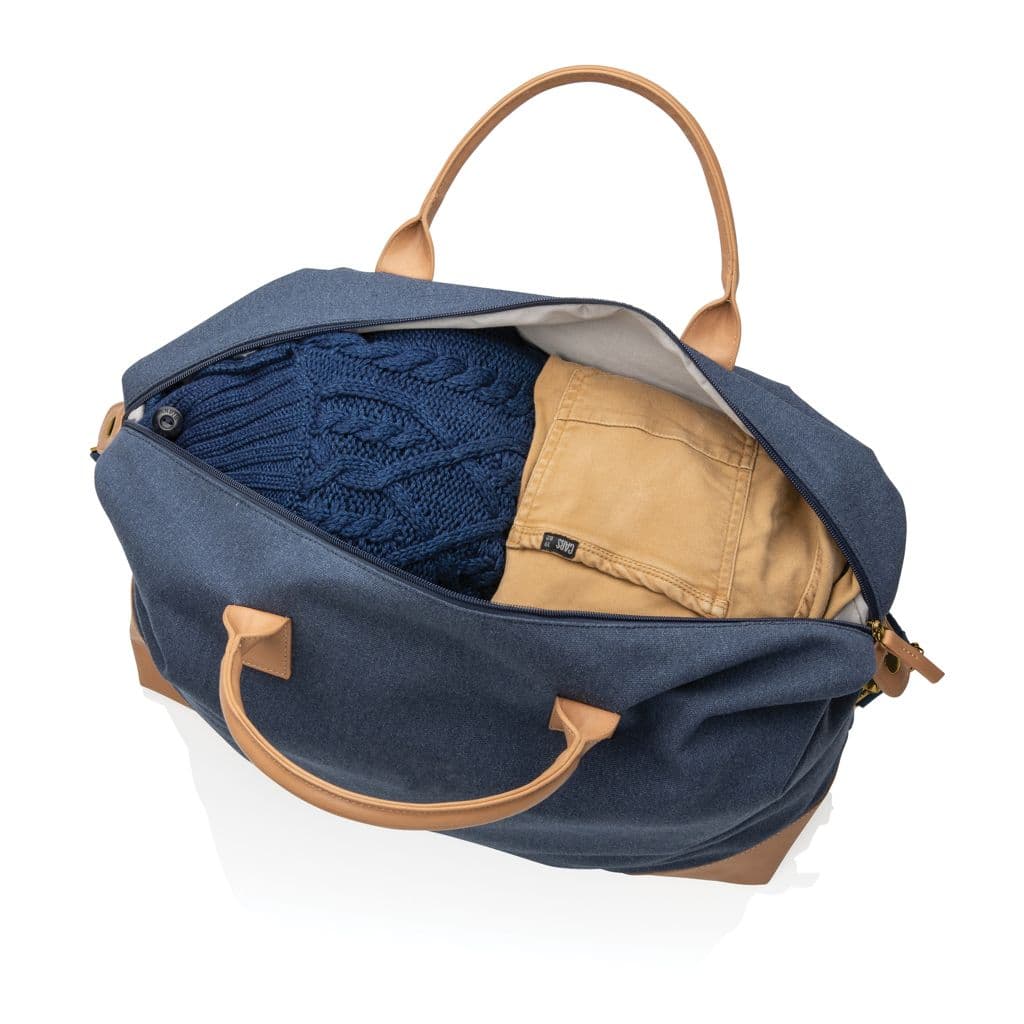 Impact AWARE™ stor weekendväska i 16 oz. återvunnen canvas – miniatyr 12